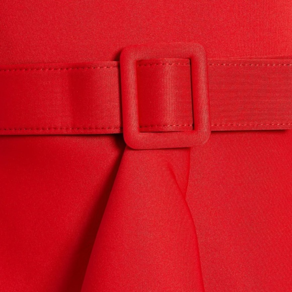 Strapless belted scuba gown - Picture 4 of 4